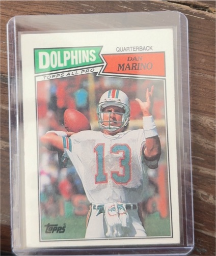 1987 Topps #233 Dan Marino — front