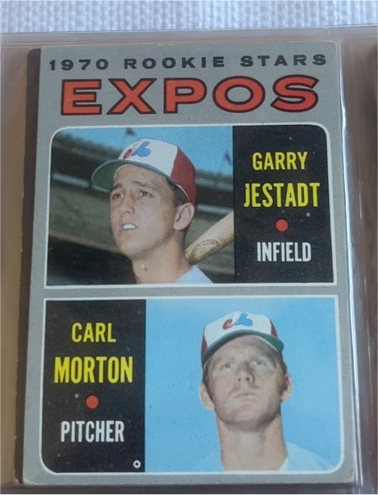 1970 Topps #109 Expos 1970 Rookie Stars Garry Jestadt Carl Morton — front