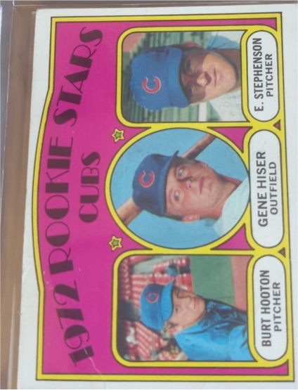 1972 Topps #61 Cubs Rookie Stars Burt Hooton / Gene Hiser / Earl Stephenson — front