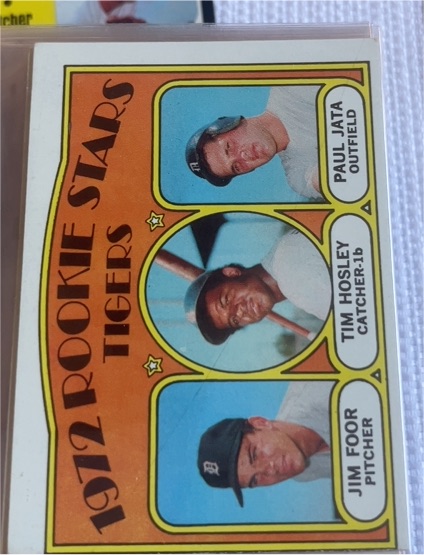 1972 Topps #257 Jim Foor Tim Hosley Paul Jata Rookie Stars Detroit Tigers — front