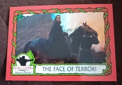 1991 Topps Robin Hood Prince of Thieves #38 The Face of Terror! — front