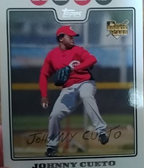 2008 Topps #476 Johnny Cueto Rookie Cincinnati Reds — front