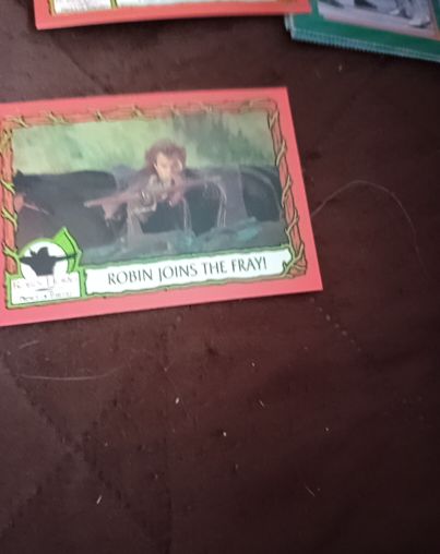 1991 Topps Robin Hood Prince of Thieves #31 Robin Joins the Fray! — front