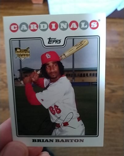 2008 Topps #8 Brian Barton — front