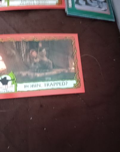 1991 Topps Robin Hood Prince of Thieves #40 Robin, Trapped? — front