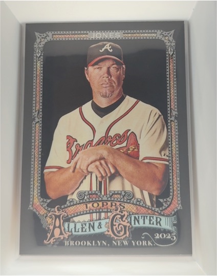 2025 Topps Allen & Ginter X #36 Chipper Jones — front