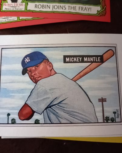 1989 Bowman #5 Mickey Mantle 1951 Reprint — front