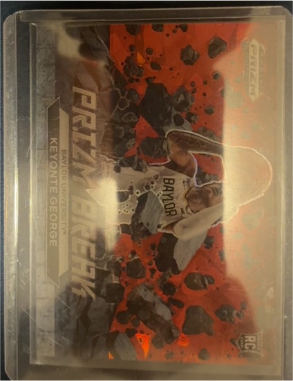2023 Panini Prizm Draft Picks Prizm Break #13 Keyonte George — front
