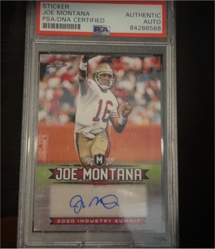 2020 Leaf Industry Summit Joe Montana — front