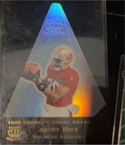 1995 Pacific Cramer's Choice Award #CC-4 Jerry Rice — front