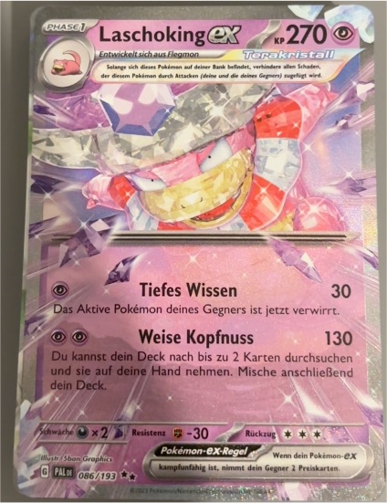 2023 Pokémon SV02: Paldea Evolved #086 Slowking ex — front