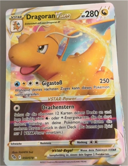 2022 Pokémon GO #050/078 Dragoran VSTAR — front