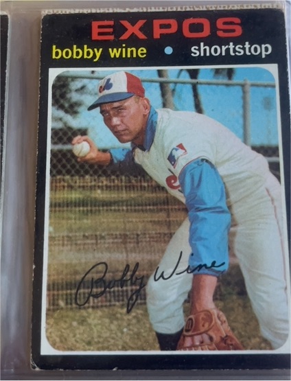 1971 Topps #171 Bobby Wine — front