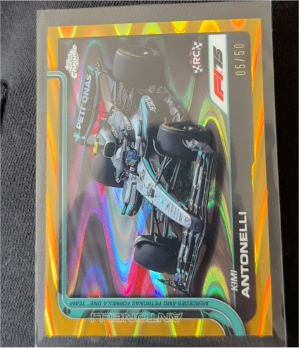 2025 Topps Chrome Formula 1 #80 Kimi Antonelli — front