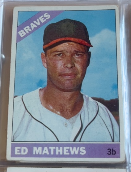 1966 Topps #200 Ed Mathews — front