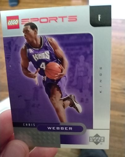 2002 Upper Deck LEGO Sports #22 Chris Webber — front