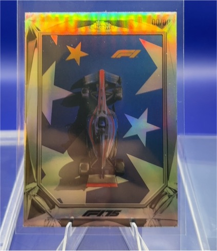 2025 Topps Chrome Formula 1 Diamond Drives American Tribute #F175-7 — front