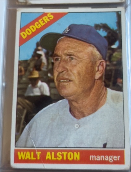 1966 Topps #116 Walt Alston — front