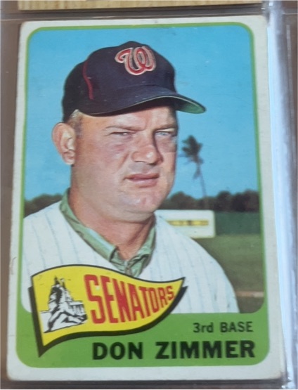 1965 Topps #233 Don Zimmer — front