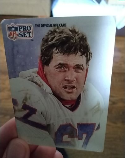 1991 Pro Set #412 Kent Hull — front