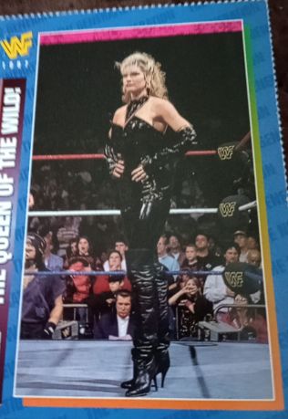 1997 WWF Magazine Card #83 Sable The Queen of the Wild — front