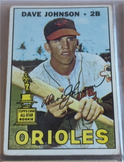 1967 Topps #363 Dave Johnson — front