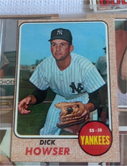 1968 Topps #467 Dick Howser Yankees — front
