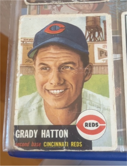 1953 Topps #45 Grady Hatton — front