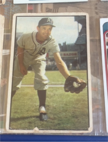 1953 Bowman Color #105 Eddie Joost — front