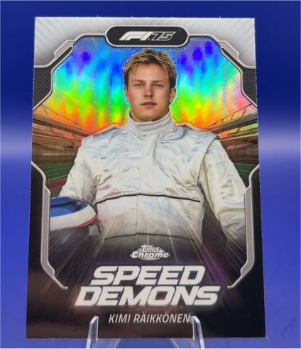 2025 Topps Chrome F1 #SD-11 Kimi Räikkönen Speed Demons — front