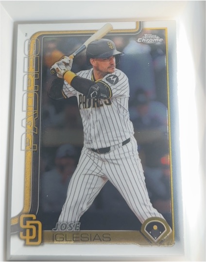 2025 Topps Chrome Update #USC60 Jose Iglesias — front