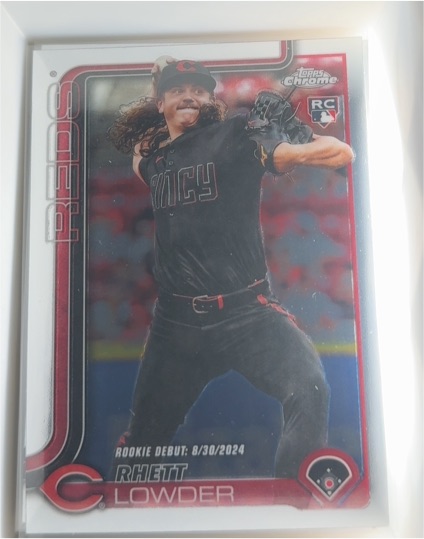 2025 Topps Chrome Update #USC110 Rhett Lowder — front