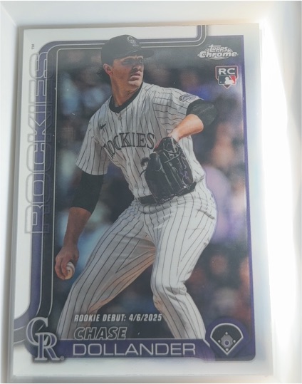 2025 Topps Chrome Update #USC175 Chase Dollander — front