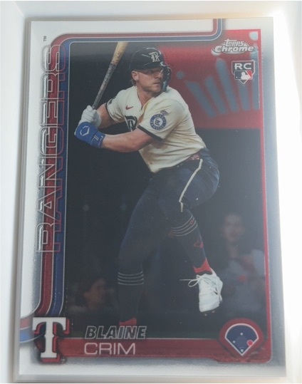 2025 Topps Chrome Update #USC83 Blaine Crim — front