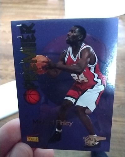 1996 Signature Rookies Premier #36 Michael Finley — front