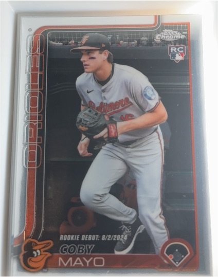 2025 Topps Chrome Update #USC94 Coby Mayo — front