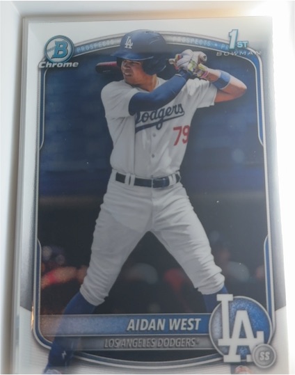 2025 Bowman Draft Chrome #BDC-6 Aidan West — front
