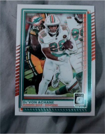 2025 Panini Donruss Optic #86 De'Von Achane — front