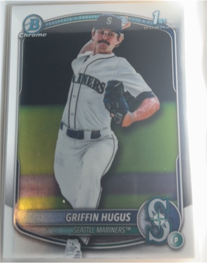 2025 Bowman Draft #BDC-101 Griffin Hugus — front