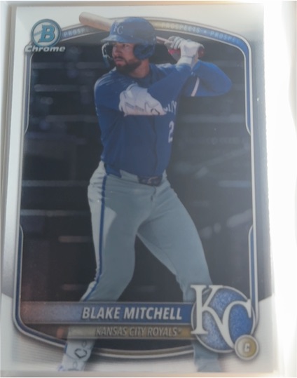 2025 Bowman Chrome #BDC-160 Blake Mitchell — front
