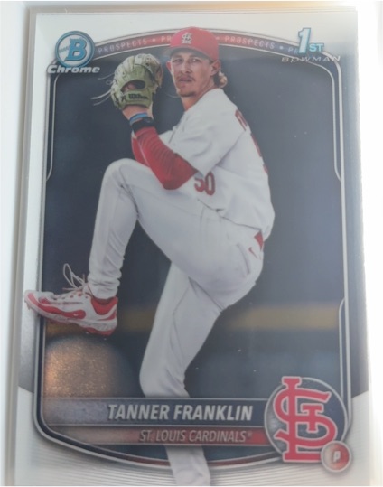 2025 Bowman Draft Chrome #BDC-90 Tanner Franklin — front