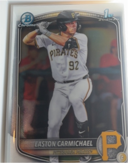 2025 Bowman Draft Chrome #BDC-50 Easton Carmichael — front