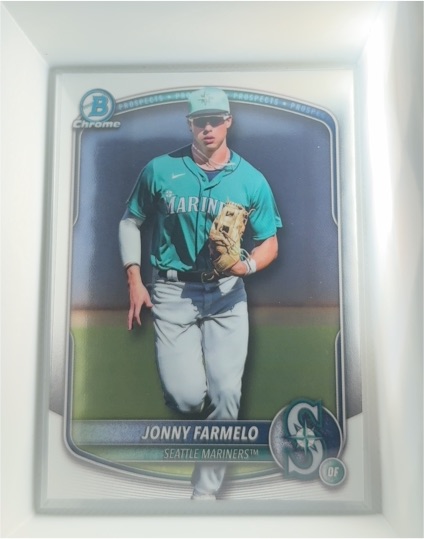 2025 Bowman Draft Chrome #BDC-163 Jonny Farmelo — front