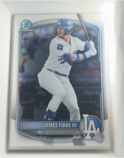 2025 Bowman Draft Chrome #BDC-74 James Tibbs III — front