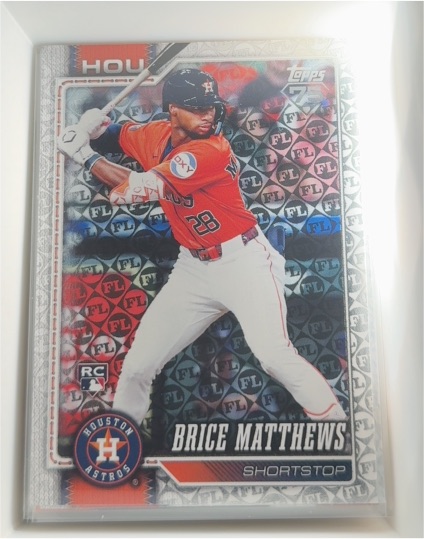 2026 Topps Series 1 Spring Training Parallel #132 Brice Matthews — front