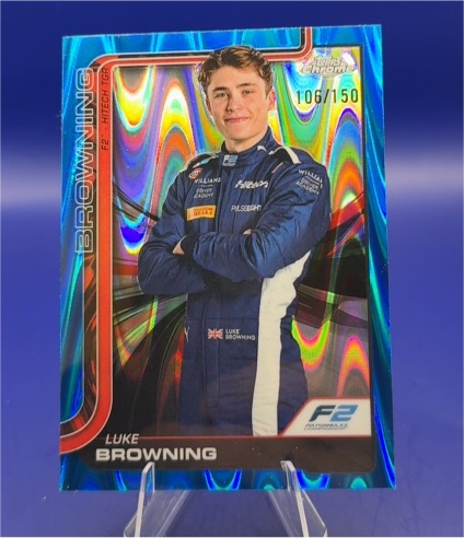 2025 Topps Chrome Formula 1 #106 Luke Browning — front
