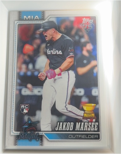 2026 Topps Series 1 #37 Jakob Marsee — front