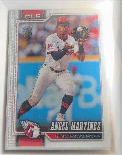 2026 Topps Series 1 #244 Angel Martínez — front