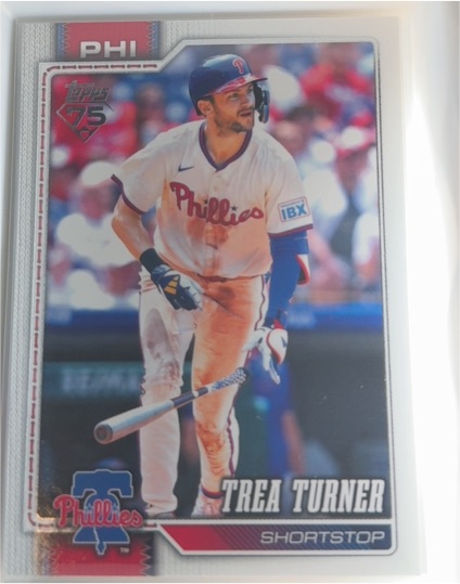 2026 Topps Series 1 #322 Trea Turner — front