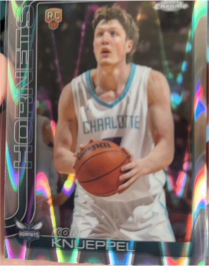 2025-26 Topps Chrome #254 Kon Knueppel Rookie — front